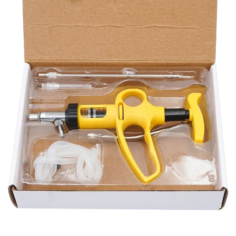 Veterinary Syringe Gun - 1Pc 5Ml/10Ml Adjustable Continuous Syringe Injector