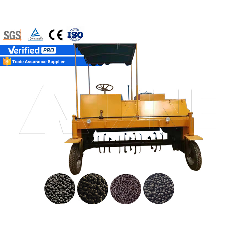 Compost Turner Machine - LANE Compost Pellet Making Machine Compost