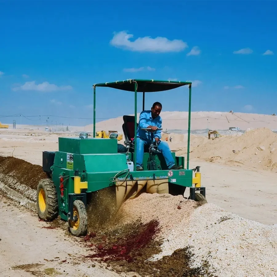 Wheeled Mobile Fertilizer Orga - Compost Turner Machine ulasan dan harga