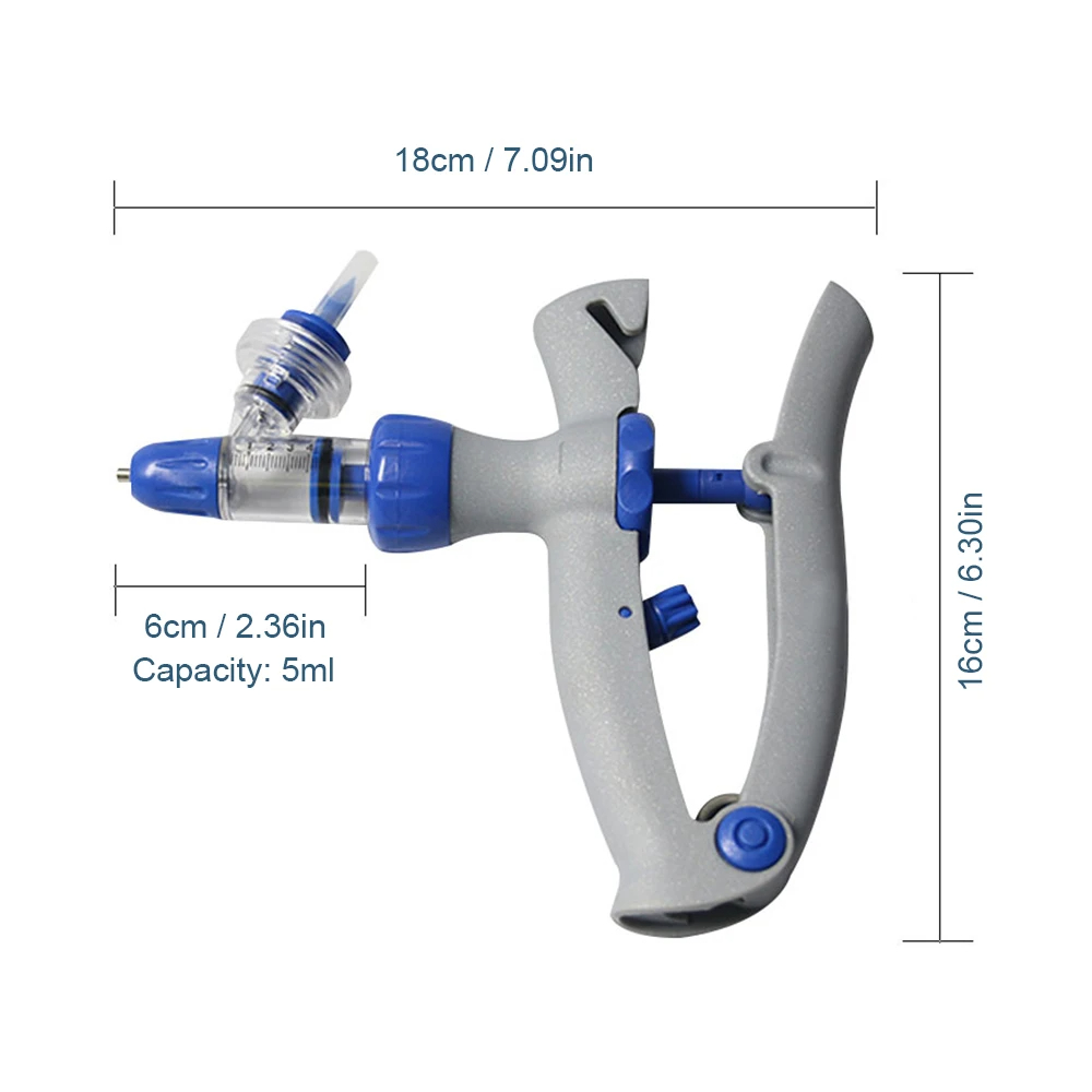 1Ml/2ml/5ml/10ml Syringe Gun V - Veterinary Syringe Gun ulasan dan harga