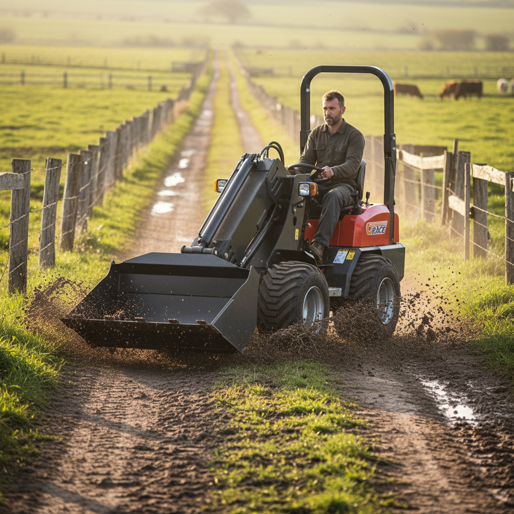 2Ton Telescopic Arm Loader wit - Farming Agriculture Equipment ulasan dan harga