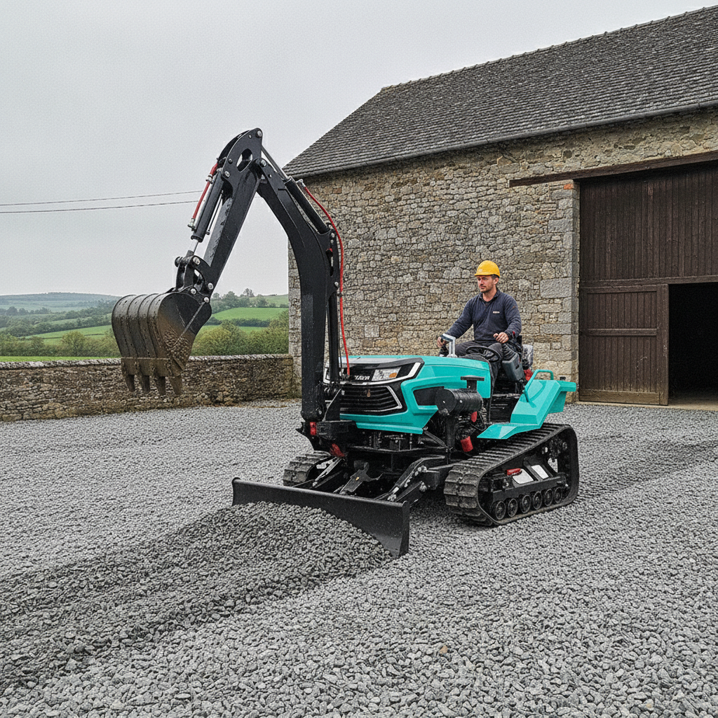 30HP Diesel Rubber Track Crawl - Farming Agriculture Equipment ulasan dan harga