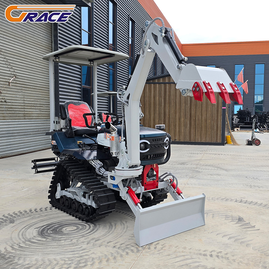 30HP Diesel Rubber Track Crawl - Farming Agriculture Equipment ulasan dan harga