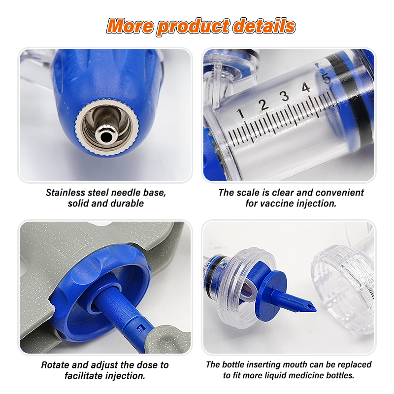 1/2/5ml Automatic Continuous S - Veterinary Syringe Gun ulasan dan harga