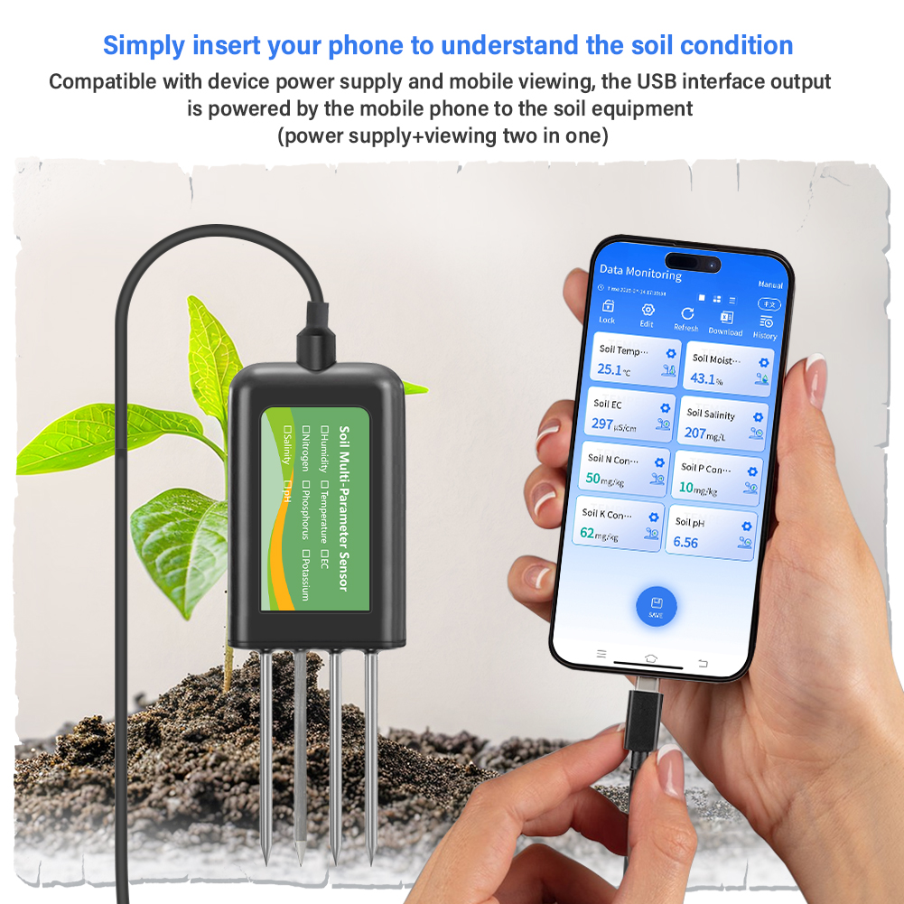 YAGO Soil Sensor 8 in 1 for Ag - Precision Farming Smart Agriculture ulasan dan harga