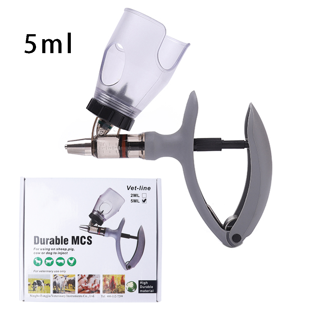 1 Pc 2/5ml Poultry Automatic S - Veterinary Syringe Gun ulasan dan harga